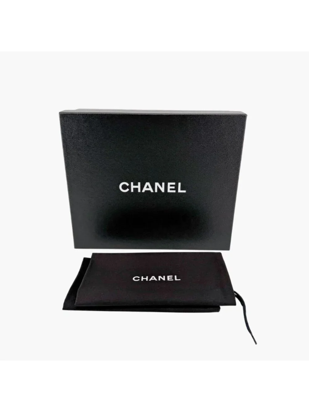 Chanel CC Quilted Cap Toe Ankle Boots Black Leather Size 38.5 US 7.5-8 Mid Heel - Picture 2 of 15